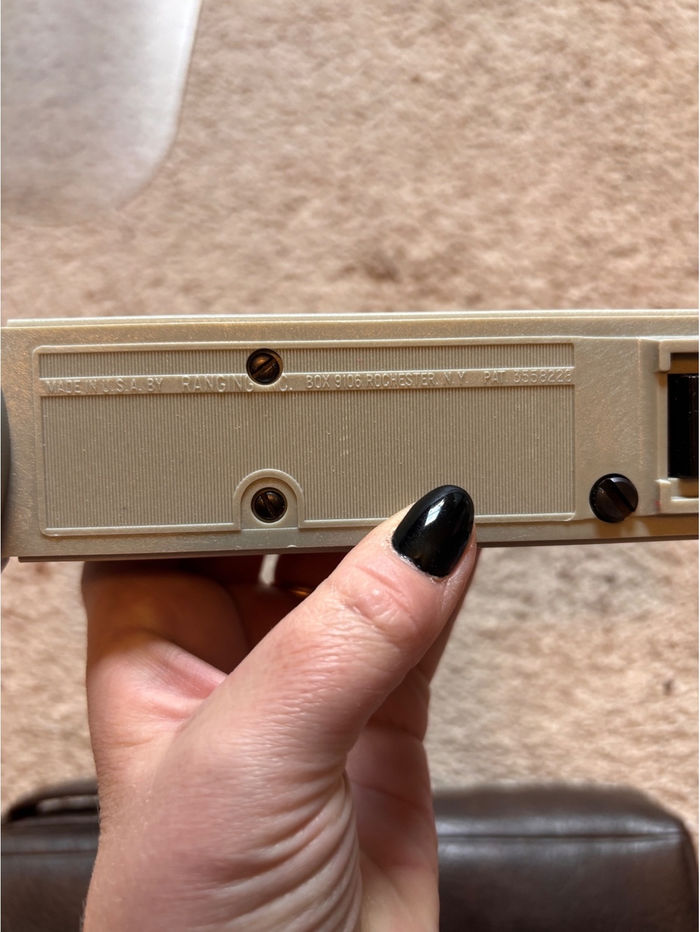 Vintage Ranging Rangematic Distance Finder Model 1000 w/ Distran Scale & Case - Picture 5 of 5